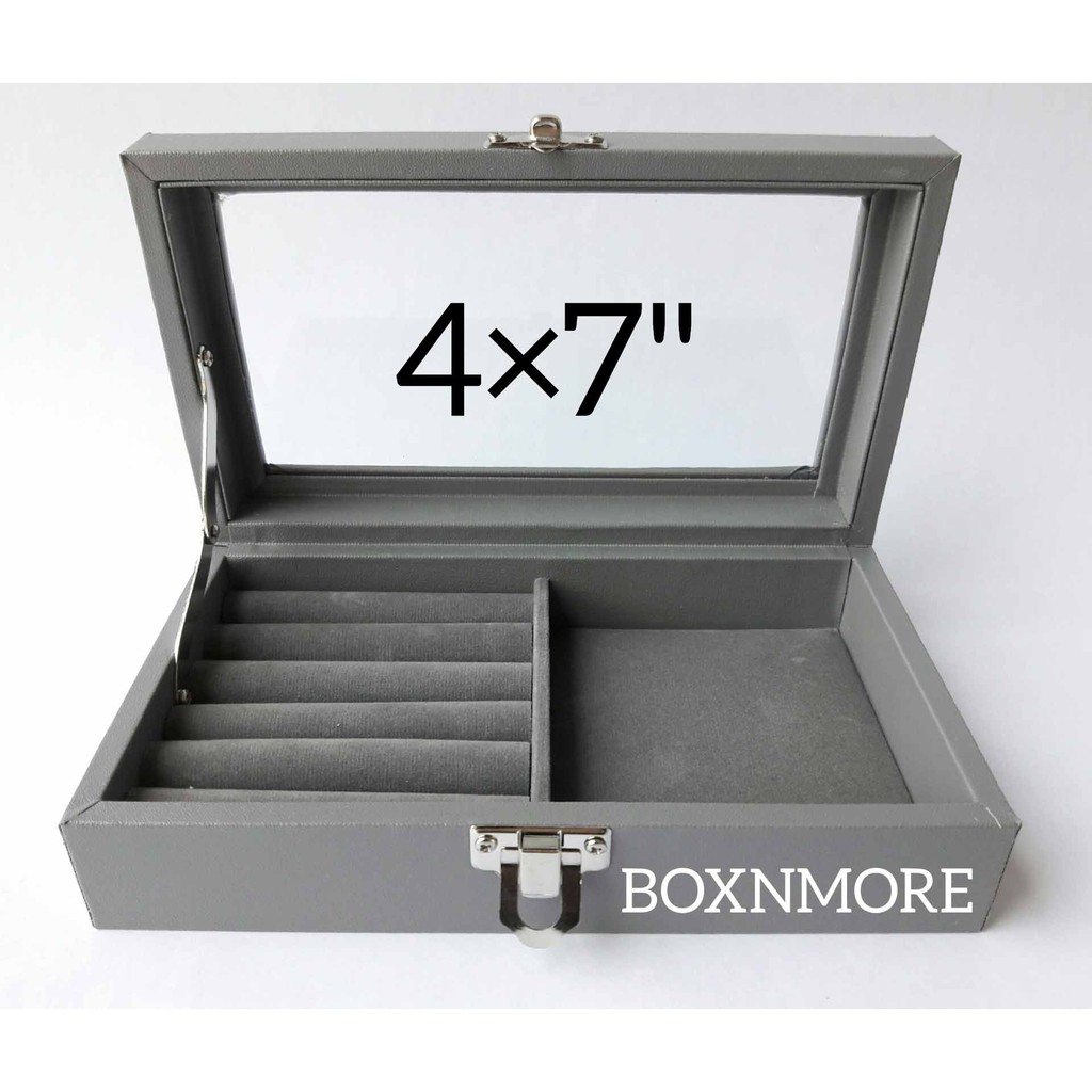 ตู้เรียบ+ฟูก(ฟูกครึ่ง) 4x7 นิ้ว เก็บเครื่องประดับ ฝากระจก (KP-03)