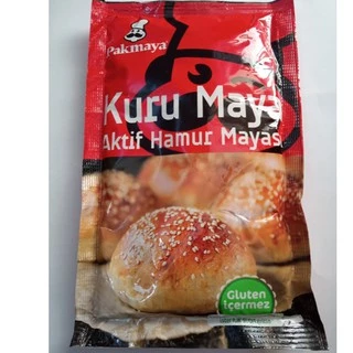 (พร้อมส่ง)ยีสต์แห้งทำขนมปัง นำเข้าจากตุรกี Active Dry Yeast แบรนด์ Kuru Maya Aktif Hamur Mayası Exp 09 2027 ขนาด100 กรัม