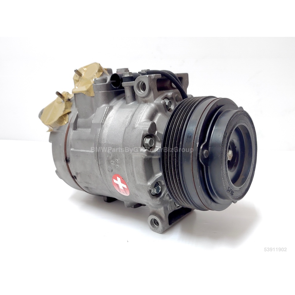 อะไหล่BMW เครื่องยนต์ M54 M52 คอมเพรสเซอร์แอร์ HISCHIER **รีบิ้วท์ญี่ปุ่น** (Compressor for M54 M52 