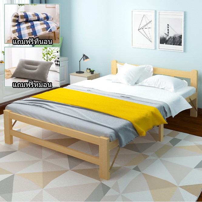 Vitoli เตียง เตียงพับได้ โครงเตียงไม้สน(ไม่รวมที่นอน/หมอน) Reinforce Folding Bed-VC09