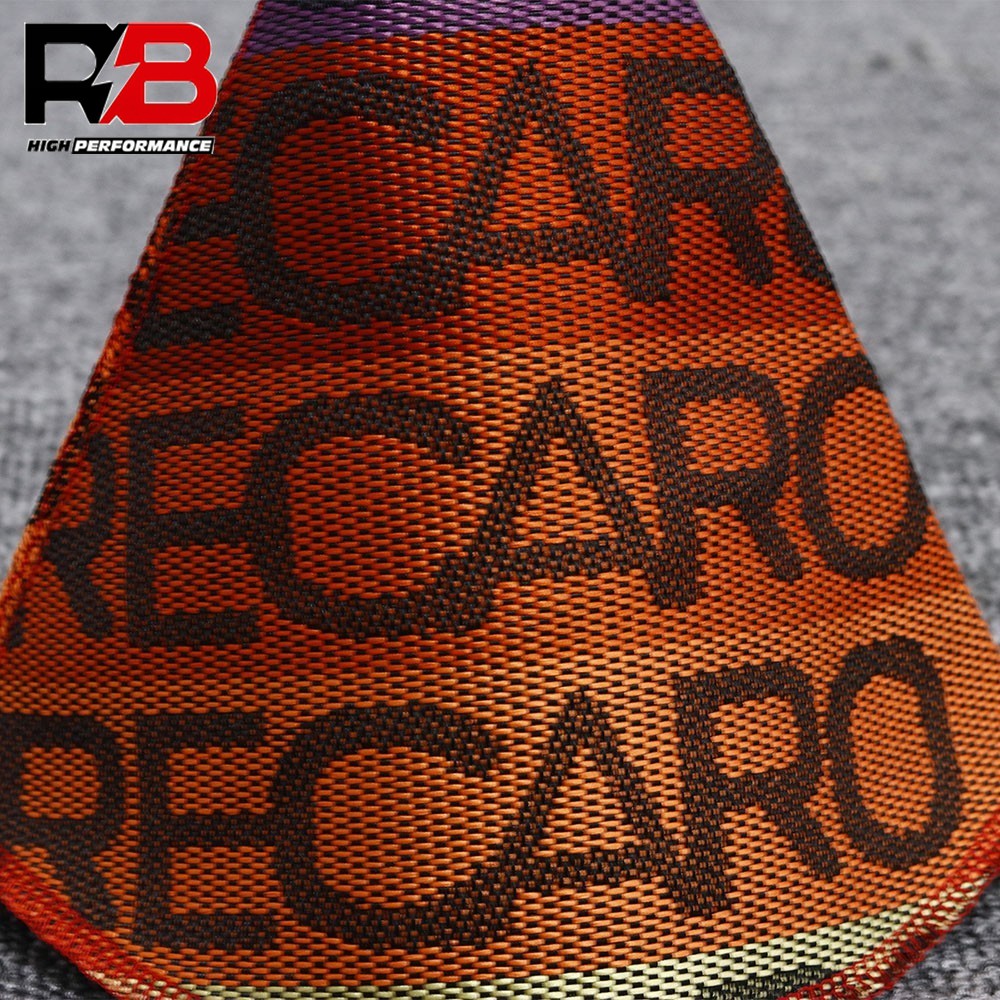 Racing Recaro Hyper Fabric Shift Boot JDM Shift Knob Cover สําหรับรถยนต์สากล