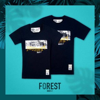 Beesy เสื้อยืด รุ่น Forest สีดำ (ราคาต่อตัว)