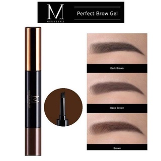 พร้อมส่ง Merrezca perfect brow gel 1.6g เจลเขียนคิ้วเมอเรสก้า