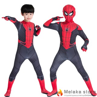 Spiderman  Far From Home Costume Superhero Suit Adults Children Kids Cosplay Clothing Jumpsuits