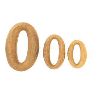 ตัวเลขอารบิก เลข #0 มีขนาดให้เลือก งานแกะสลักไม้สักทอง ตัวเลขอารบิก แกะสลักจากไม้สักทอง