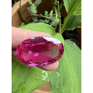 Synthetic Alexandrite Oval 33x21mm weight 76 carats