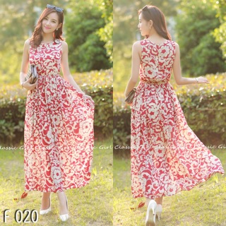 แฟชั่นเกาหลี Maxi Dress