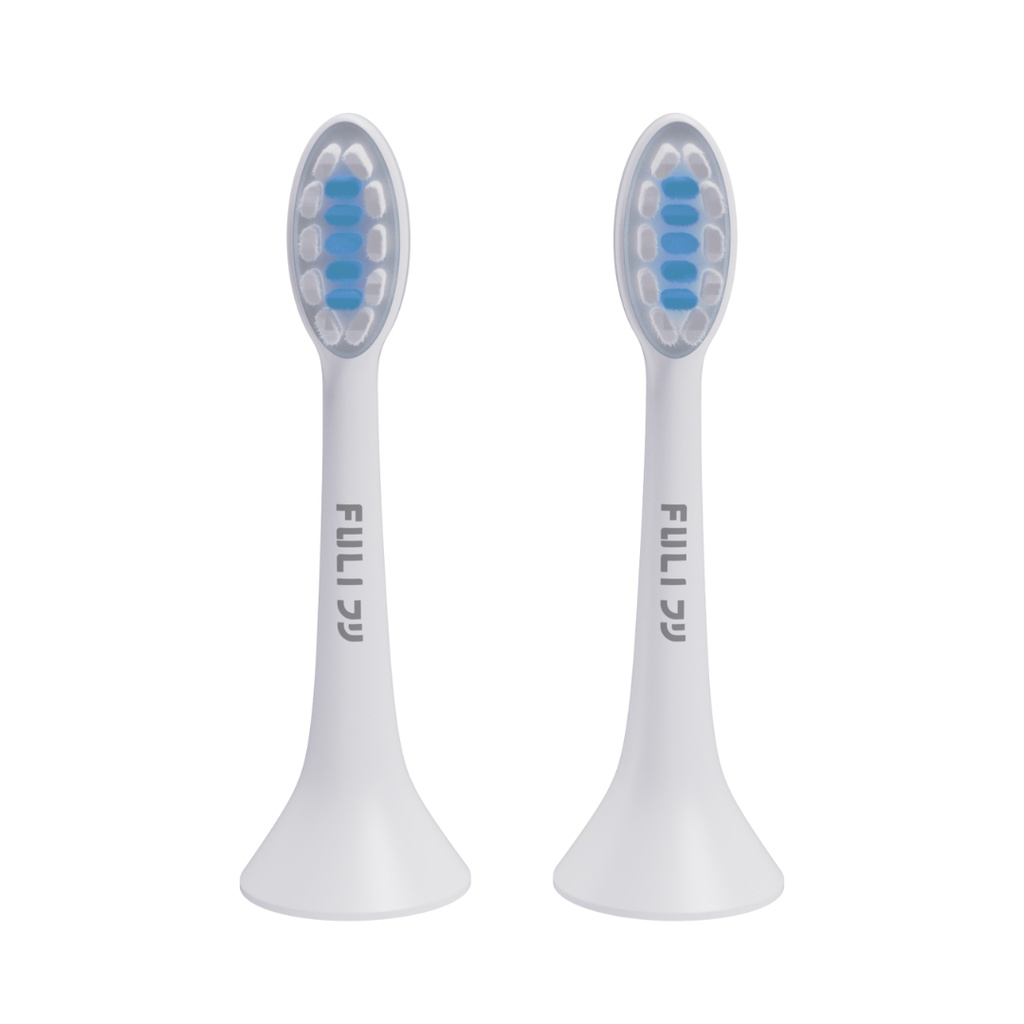 FULI หัวแปรงเปลี่ยนแปรงสีฟันโซนิค  FULI LED Sonic Electric Toothbrush Replacement Heads*2 - รูปที่ 3