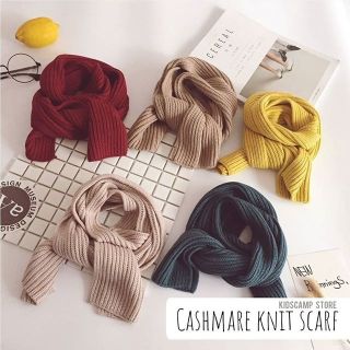 ผ้าพันคอ​เด็ก Cashmare knit scarf By Kidscamp_store