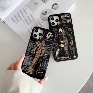 Casetify เคสโทรศัพท์มือถือหนังนิ่ม กันตก ลายกันดั้ม Astro Boy คุณภาพสูง สําหรับ iPhone 13 Pro Max 12 11 Pro Max XR X XS Max 7 8 Plus 12