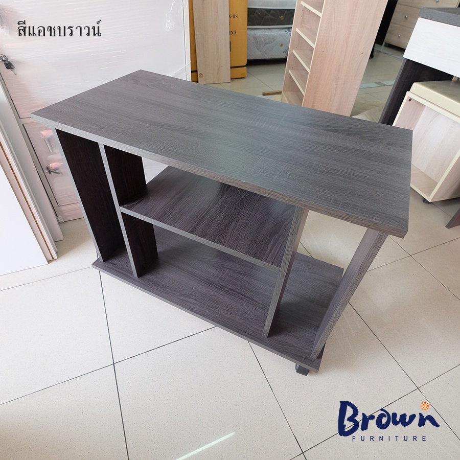 ชั้นวางทีวี80ซม. โต๊ะวางทีวี กว้าง80x40x60 ซม.[สินค้าพร้อมส่ง] Brownfurniture – โปรปัง