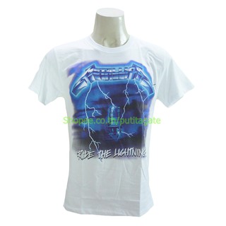 เสื้อวง Metallica เสื้อไซส์ยุโรป เมทัลลิกา PTA8156 เสื้อยืดแฟชั่นวงดนตรี