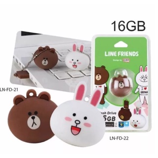 FLASH DRIVE Brown แฟลชไดร์ฟบราวน์ 16gb