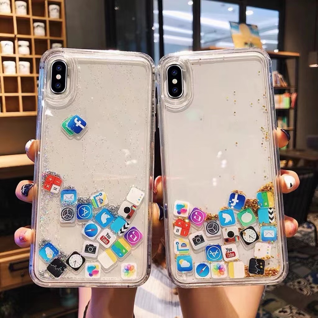 Creative Liquid Flowing iPhone สําหรับ iPhone 17 17ProMax 16 16ProMax 14 15 13Pro 13ProMax 12 12proMax iPhone 11 6 7 8Plus XS Max Anti-drop iPhone 16ProMax iPhone 14ProMax กรณี