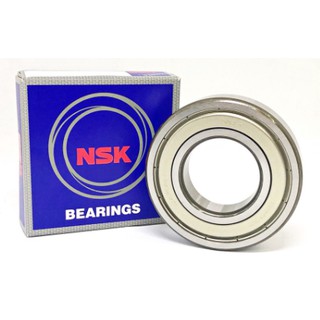 ตลับลูกปืน Bearing NSK ฝาเหล็ก ตลับลูกปืนเม็ดกลมร่องลึก ของแท้ 100% 6002, 6205, 6206