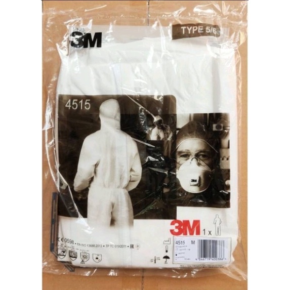 พร้อมส่ง บริจาคได้‼️ชุดPPE 3M รุ่น 4515
