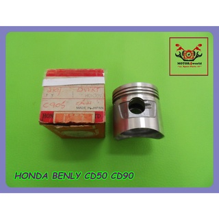 HONDA BENLY CD90 PISTON SET size 1.00 "GENUINE PARTS" // ลูกสูบ รถมอเตอร์ไซค์ของแท้ (ขนาด 1.00) สินค้าคุณภาพดี