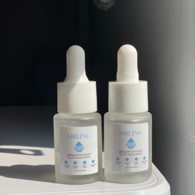 เซรั่ม sibling brightnmoist (ของแท้100%)จัดส่งของทุกวันมีของแถมทุกออเดอร์