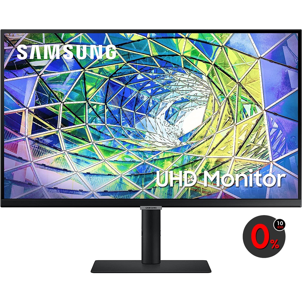 [0%] SAMSUNG 27” 4K Monitor, IPS Panel, UHD (3840x2160) Screen, HDR10, (IPS, HDMI, DP, USB-C), Adjustable Stand