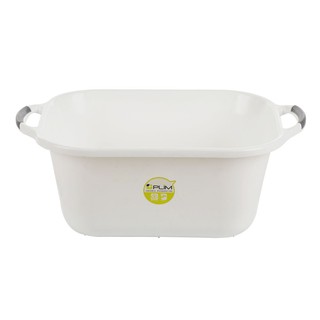 กะละมังเหลี่ยม PLIM 48x37 ซม. สีขาว SQUARE BASIN PLIM 48X37CM WHITE