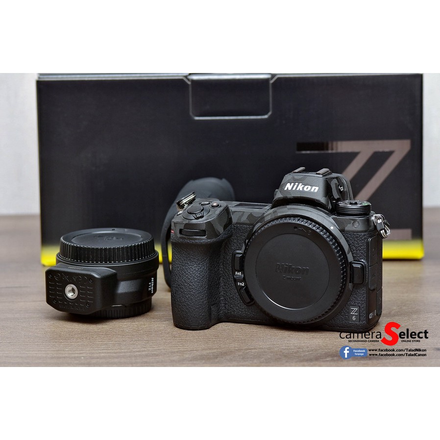 3.3 (used) กล้อง Nikon Z6 body+ FTZ +XQD64GB  #ล๊อตผลิตญี่ปุ่น Japan สภาพสวยนางฟ้า เหมือนซื้อใหม่ ชั