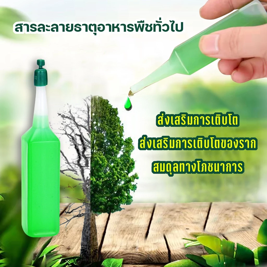 ปุ๋ยเร่งโตปุ๋ยน้ำ เร่งโต 5 เท่า เร่งใบ ราก และลำต้น ปุ๋ยไฮโดรโปนิกส์ ต้นไม้ตายแล้วฟื้น ขนาด 38 ML.