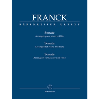 Franck, César Sonata for piano and violin Arranged for Piano and Flute BA08738 (9790006575404)