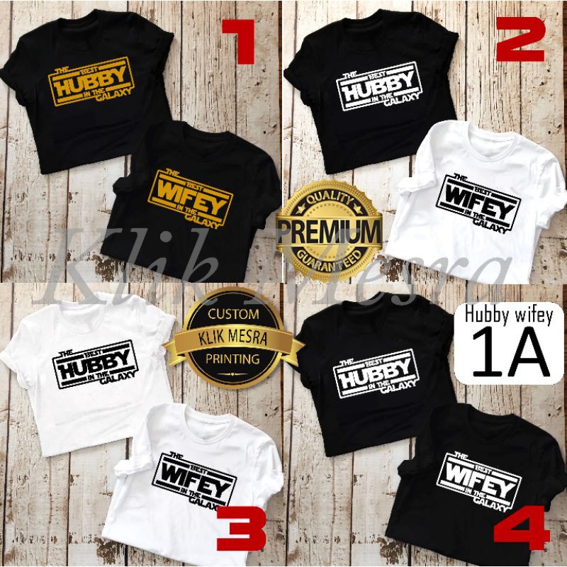 Sweet Couple HUBBY & WIFEY Short / Long Sleeve Type - HW1A