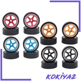 [kokiya2] อะไหล่ยางล้อรถบังคับ สําหรับ Wltoys K969 K989 4 ชิ้น 284131 โมเดลรถบักกี้ รถไต่หินบังคับ 1/28