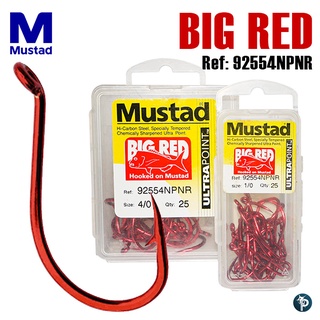 เบ็ด Mustad Big red รหัส 92554NPNR