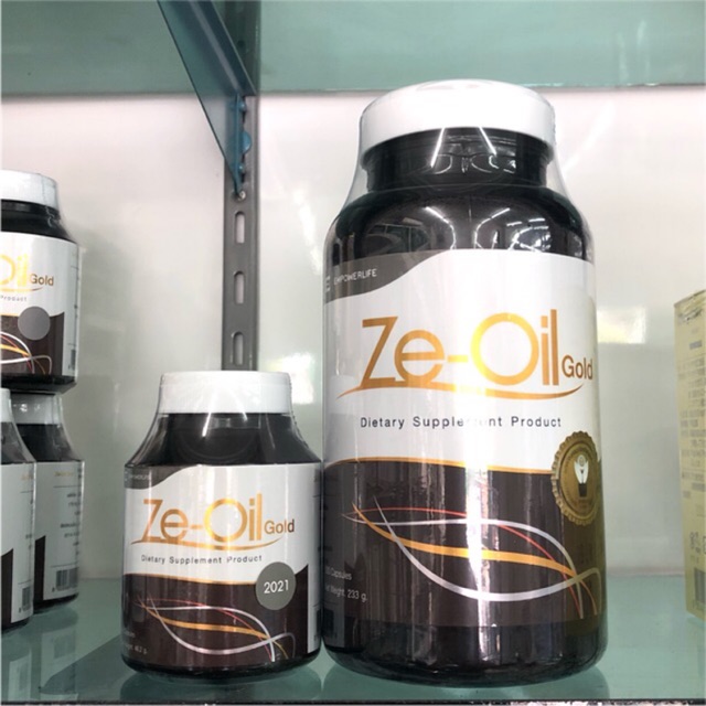 Ze-oil gold ซีออยล์โกลด์ 60 เม็ด / 300 แคปซูล
