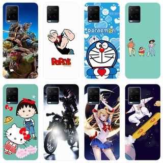 เคสสำหรับ Vivo Y33s Case Silicone Back Cover Soft Casing Vivo Y33s Y 33s VivoY33s cartoon TPU เคส