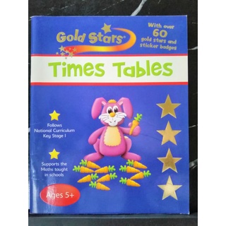 Gold Stars. Times Tables. Ages 5+.