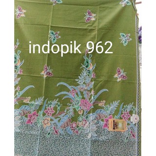 indopik962สี้ขียวมิท์ลายดอกไม้