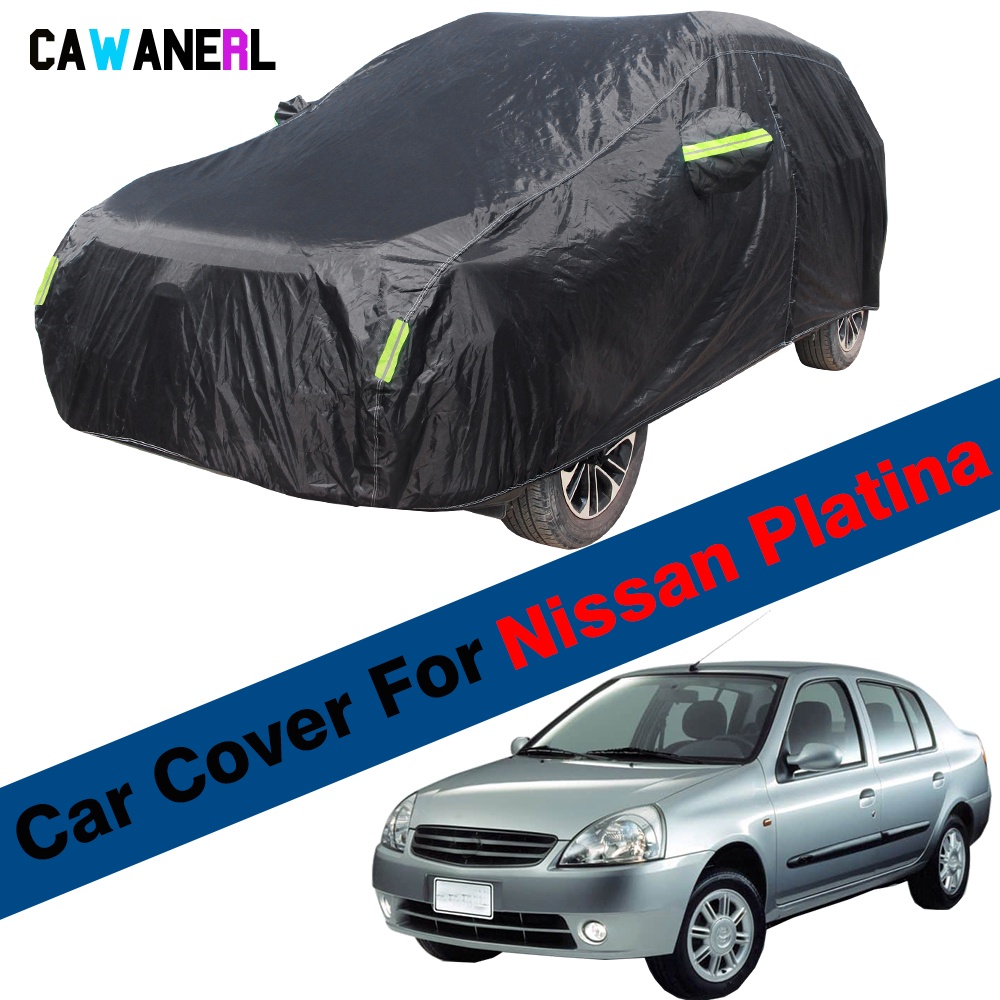 XL Outdoor Full Car Cover – Waterproof, UV Resistant, Silver – Fits Sedan/SUV