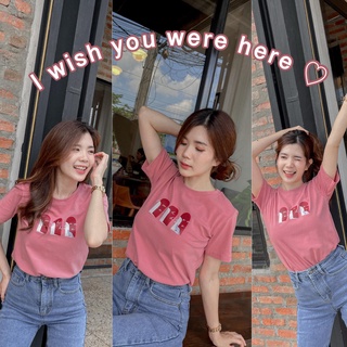 Jarika.shop - เสื้อยืด I wish you here ( ข03 )