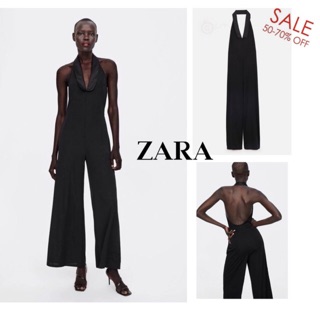 SALE 🔺แบรนด์ดัง zara 💯จั้มสูทคล้องคอ สวยเวอร์