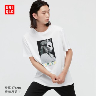 Uniqlo เสื้อยืดแขนสั้น พิมพ์ลายมังงะ (UT) สําหรับผู้ชาย และผู้หญิง (ซีรีส์ Demon Slayer) 44069288