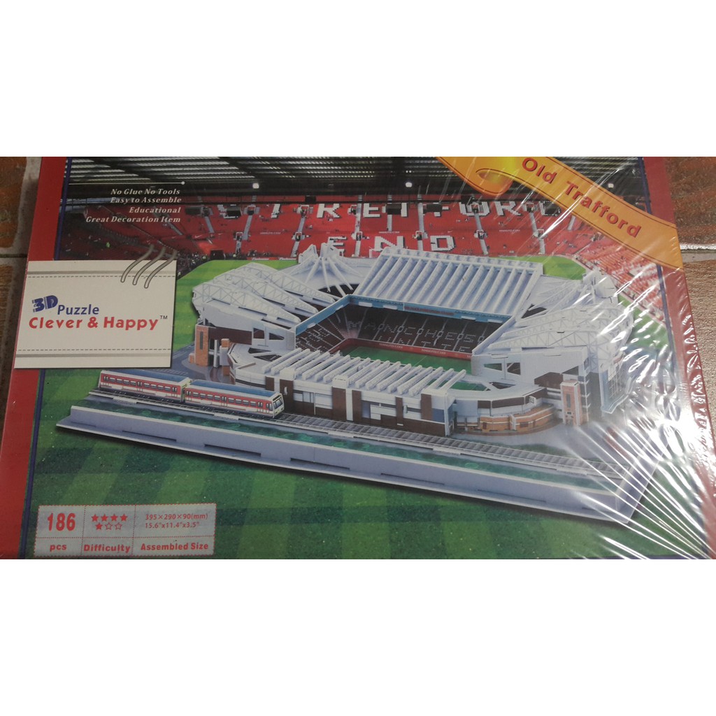 โมเดลสนามฟุตบอลทีมแมนเชสเตอร์ยูไนเต็ด Old Trafford