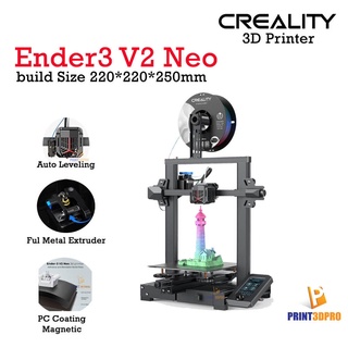 3D Printer Creality Ender3 V2 Neo Build 220*220*250mm Auto Leveling , Full Metal Extruder เครื่องพิมพ์สามมิติ