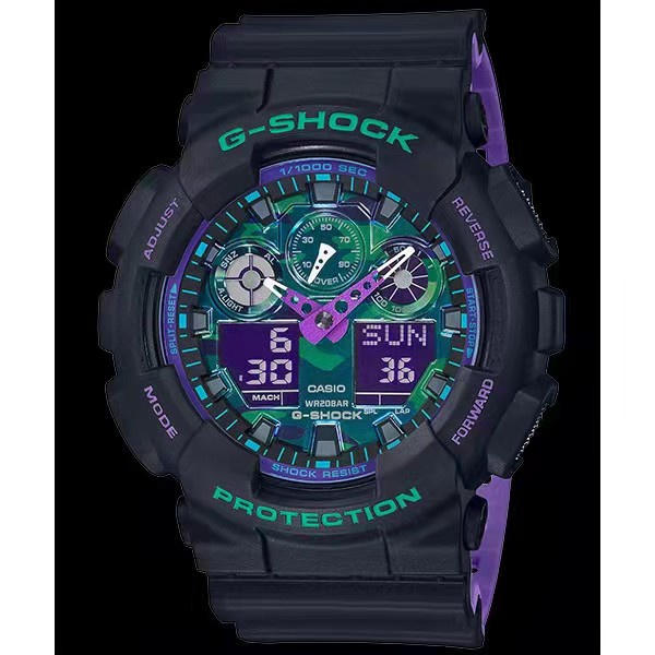 นาฬิกา Casio G-Shock GA-100 Series รุ่น GA-100/A/B/BL/BT/CB/CF/CM/GBX/L/MB/MMC รับประกัน1ปี