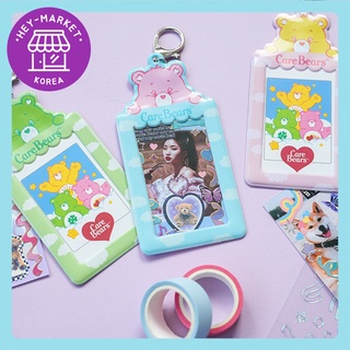 [DAISO เกาหลี] ✨Carebears พวงกุญแจ รูปการ์ดรูปภาพ✨ พวงกุญแจ รูปหมีไอดอล สําหรับห้อยกระเป๋า