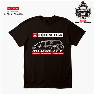 เสื้อยืด ลาย Honda Mobilio Mobility Mobilio Indonesia สําหรับยานยนต์สามารถปรับแต่งได้