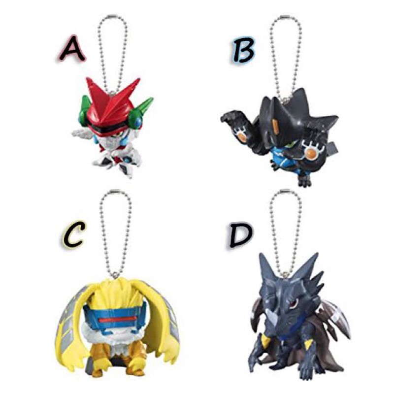 Digimon Models โมเดล ดิจิมอน Gashapon Keychain Digimon Universe Appli Monsters กาชาปองพวงกุญแจ ดิจิม