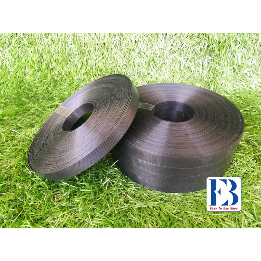 เส้นพลาสติก สายสาน 12 มิลล์ สีดำ น้ำหนัก 1.5 ขีด เป็นราคาต่อม้วน (150 กรัม) - รูปที่ 2