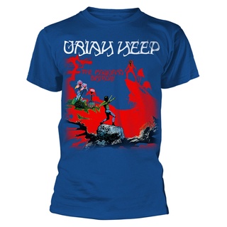 รายละเอียดเกี่ยวกับ Uriah Heep The Magicians Birthday (สีฟ้า) เสื้อยืด - ใหม่ และเป็นทางการ!S-5XL