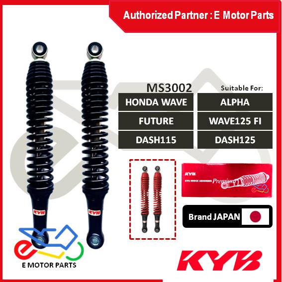 ABSORBER WAVE 125 FI WAVE ALPHA DASH SHOCK ABSORBER WAVE DASH ALPHA FUTURE FI SUSPENSION RACING KAYA