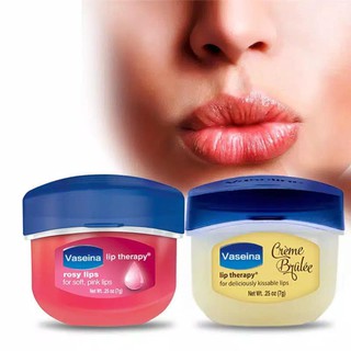 (ของแท้)  ปลอมคืนเงิน!!! Vaseline Lip Therapy Rosy Lips Lip Balm 7 g