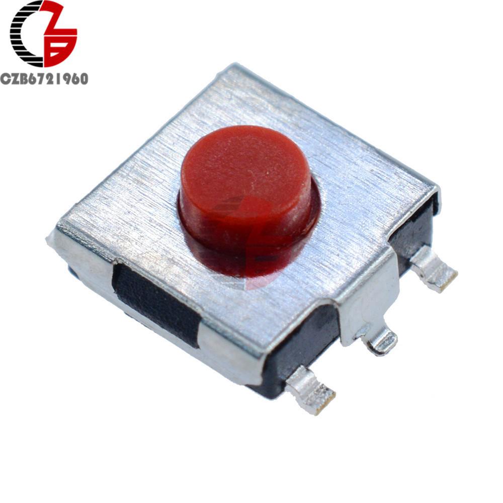 20Pcs 5pin 6X6X3.1mm 6*6*3.1mm SMD Red Tactile Tact Push Button Micro Switch Momentary