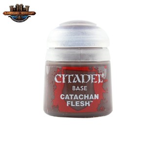 [BSAพร้อมส่ง] Citadel : BASE: CATACHAN FLESH (12ML) สีอะคริลิคสำหรับทาโมเดล